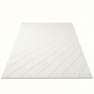 Holly Bridge Rectangular Area Rug - White (synthetic illustration; no displayed measurements)