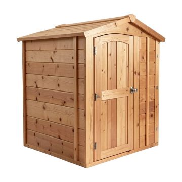 Outdoor 3 Ft. W X 2 Ft. D Solid Wood Lean-To Storage Shed