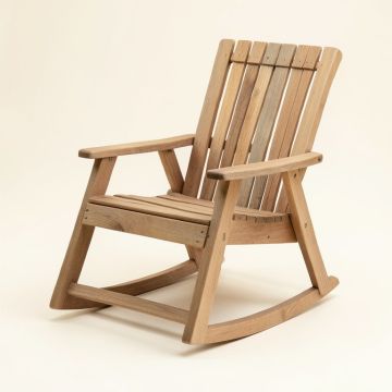 Allerton Slat Rocking Chair (synthetic illustration; no displayed measurements)