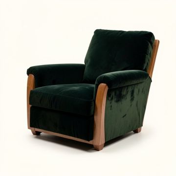 Pouliot 29.3 '' Wide Velvet Manual Rocker Standard Recliner (synthetic illustration; no displayed measurements)