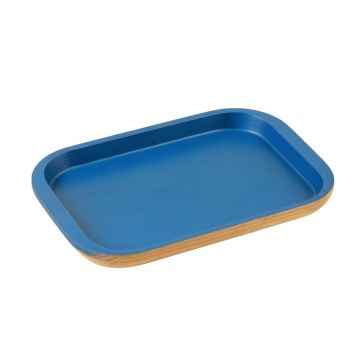 Heath Bluff Serving Tray - Blue