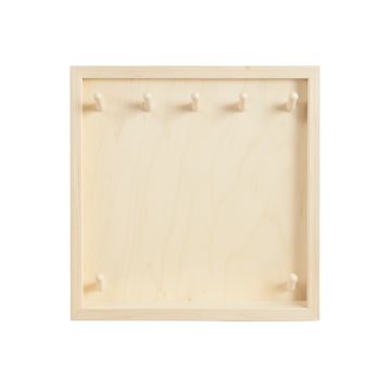 Heath Dale Empty Wall-Mounted Tool Organizer Panel - Ivory