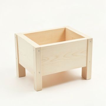 Holly Brook Empty Raised Planter - Ivory (synthetic illustration; no displayed measurements)