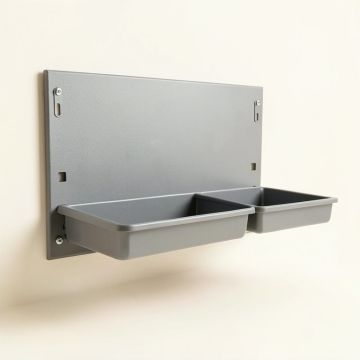 Glen Crest Empty Wall-Mounted Tool Organizer Panel - Gray (synthetic illustration; no displayed measurements)