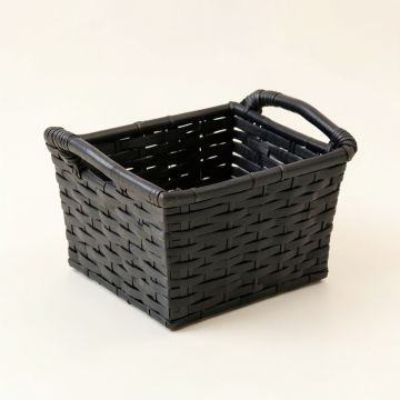 Olive Bluff Empty Storage Basket - Black (synthetic illustration; no displayed measurements)