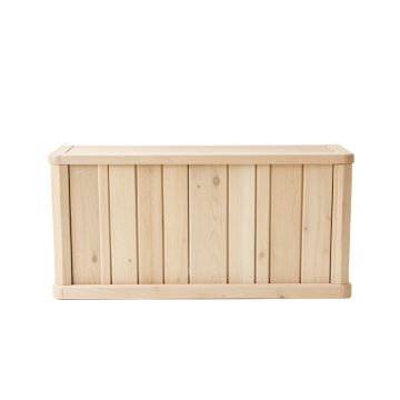 Juniper Bend Narrow Outdoor Storage Bench - Beige