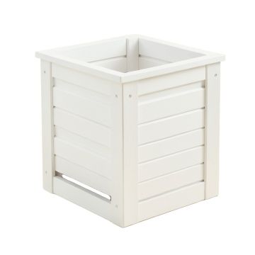 Heath Canyon Closed Garden Compost Bin - White