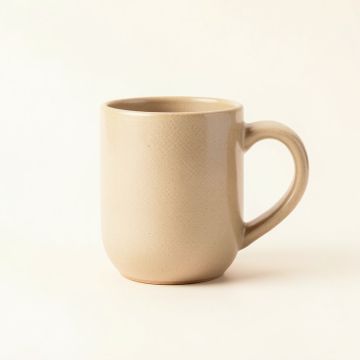 Cove Bend Ceramic Mug - Beige (synthetic illustration; no displayed measurements)