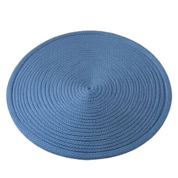 Slate Bluff Round Area Rug - Blue