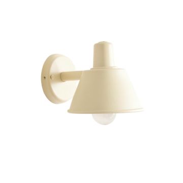 Meadow Bluff Wall Sconce Mounted On A Plain Wall - Cream