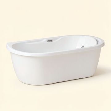 Siglo 41 '' X 41 '' Freestanding Soaking Acrylic Bathtub With Integrated Seat (synthetic illustration; no displayed measurements)