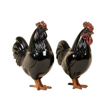 2 Piece Fabia Couple Rooster Set