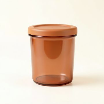Hazel Arc Storage Canister With Lid (synthetic illustration; no displayed measurements)