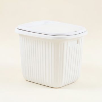 Shore Branch Laundry Hamper - White (synthetic illustration; no displayed measurements)