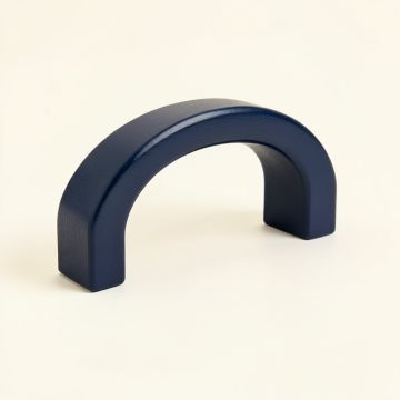 Flint Arc Cabinet Handle Without Packaging - Navy (synthetic illustration; no displayed measurements)