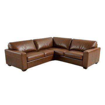 Paulk 112.2 '' Wide Genuine Leather Sleeper Corner Sectional