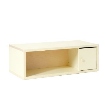 Lake Bend Shoe Storage Bench - Ivory