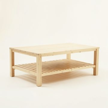 Summit Bluff Coffee Table - Ivory (synthetic illustration; no displayed measurements)