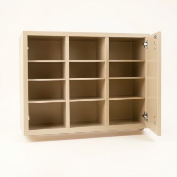 Glen Arc Empty Mug-Storage Cabinet Insert - Beige (synthetic illustration; no displayed measurements)
