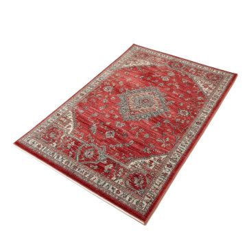 Yolo Power Loom Red/Gray Rug