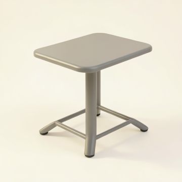 Moss Crest Compact Balcony Table - Gray (synthetic illustration; no displayed measurements)