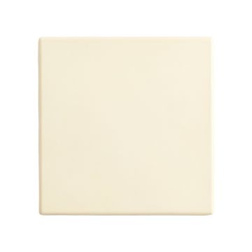 Aspen Bend Uninstalled Square Decorative Tile - Cream