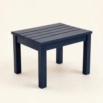 Elm Arc Compact Balcony Table (synthetic illustration; no displayed measurements)