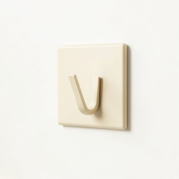 Moss Bend Wall-Mounted Robe Hook - Ivory (synthetic illustration; no displayed measurements)