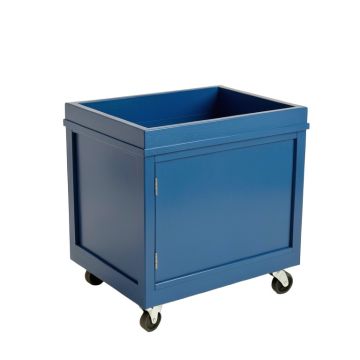Summit Bridge Empty Rolling Workshop Cart - Blue