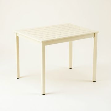 Pine Bridge Patio Table - Cream (synthetic illustration; no displayed measurements)