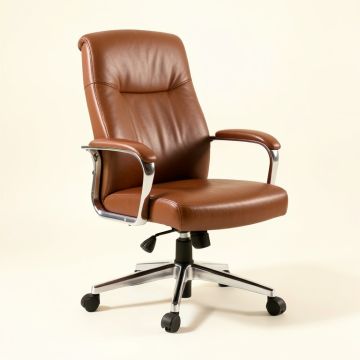 Cimmero Genuine Leather Conference Chair (synthetic illustration; no displayed measurements)