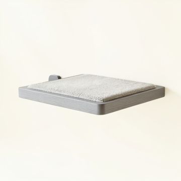 Olive Dell Wall-Mounted Cat Perch - Gray (synthetic illustration; no displayed measurements)