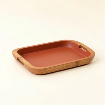 Fern Brook Serving Tray - Terracotta (synthetic illustration; no displayed measurements)