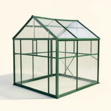 Harvester 8 Ft. W X 12 Ft. D Lean-To Greenhouse (synthetic illustration; no displayed measurements)