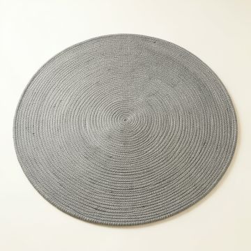 Juniper Arc Round Area Rug - Gray (synthetic illustration; no displayed measurements)