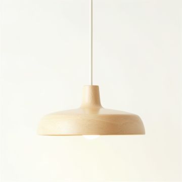 Moss Dale Pendant Light Suspended From One Plain Cable - Cream (synthetic illustration; no displayed measurements)