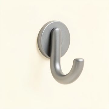 Juniper Bend Wall-Mounted Robe Hook - Gray (synthetic illustration; no displayed measurements)