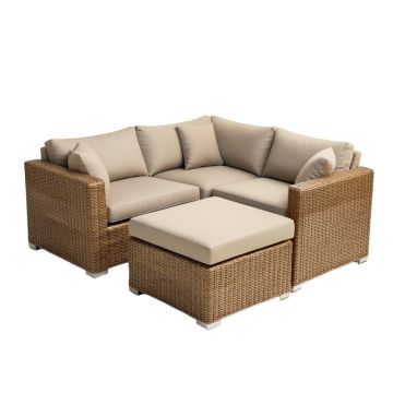 Abrish Patio Sectional With Cushions