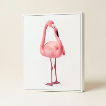 Flamingos 13 By Suren Nersisyan - Wrapped Canvas Print (synthetic illustration; no displayed measurements)