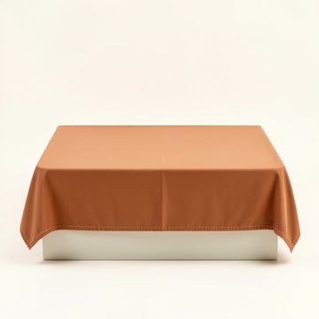 Moss Dale Flat Bed Sheet - Terracotta (synthetic illustration; no displayed measurements)