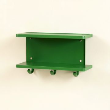 Alder Brook Wall-Mounted Entryway Organizer Shelf - Green (synthetic illustration; no displayed measurements)