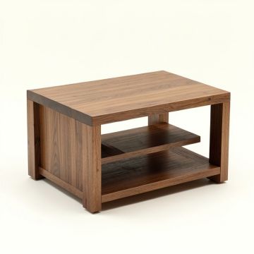 Cadien Solid Wood Coffee Table With Storage (synthetic illustration; no displayed measurements)