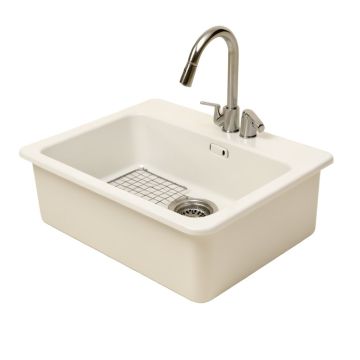 Retta 27 '' L X 18 '' W Farmhouse Kitchen Sink With Sink Grid And Basket Strainer