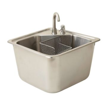Stainless Steel 30 '' L X 22 '' W Farmhouse Kitchen Sink With Sink Grid And Basket Strainer