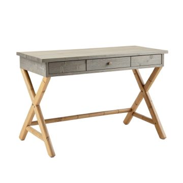 Slate Crossing Writing Desk - Gray