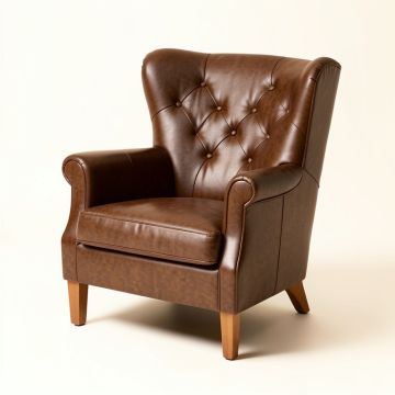 Osterhout 28 '' Wide Tufted Wingback Chair (synthetic illustration; no displayed measurements)