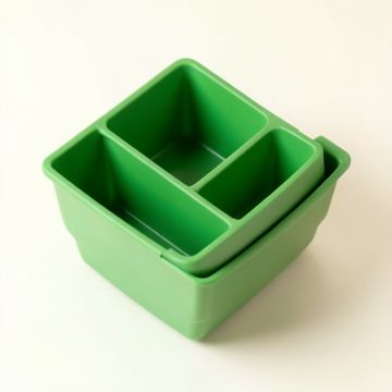 Dune Bluff Empty Pantry Drawer Organizer Insert - Green (synthetic illustration; no displayed measurements)