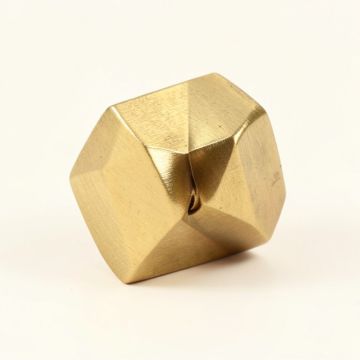 Geometric Brass 3 1/2 '' Center To Center Bar Pull (synthetic illustration; no displayed measurements)