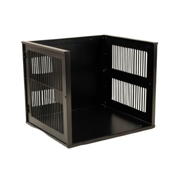 Stone Branch Empty Furniture-Style Pet Crate - Black