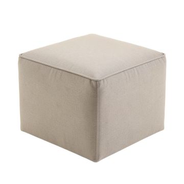 Lansbury 31.5 '' Wide Square Footstool Ottoman (synthetic illustration; no displayed measurements)